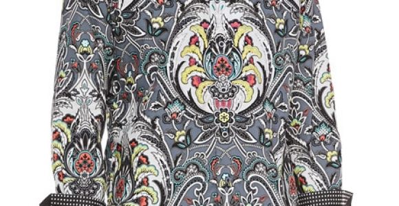 Robert Graham Tiki Hut Long-Sleeve Sport Shirt, Gray intended for Tiki Hut Shirts
